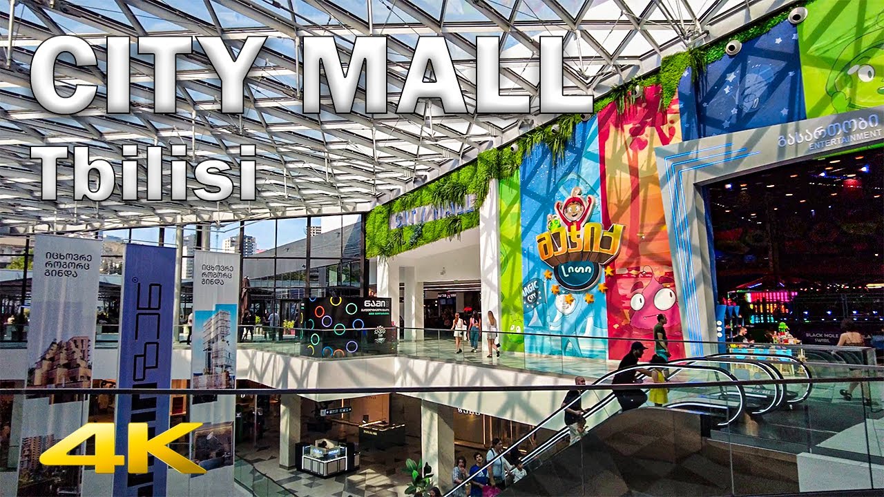 City Mall Tour – Tbilisi's nicest shopping centre【4K – 60fps】🇬🇪