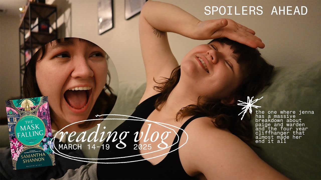 reading vlog - the mask falling by samantha shannon
