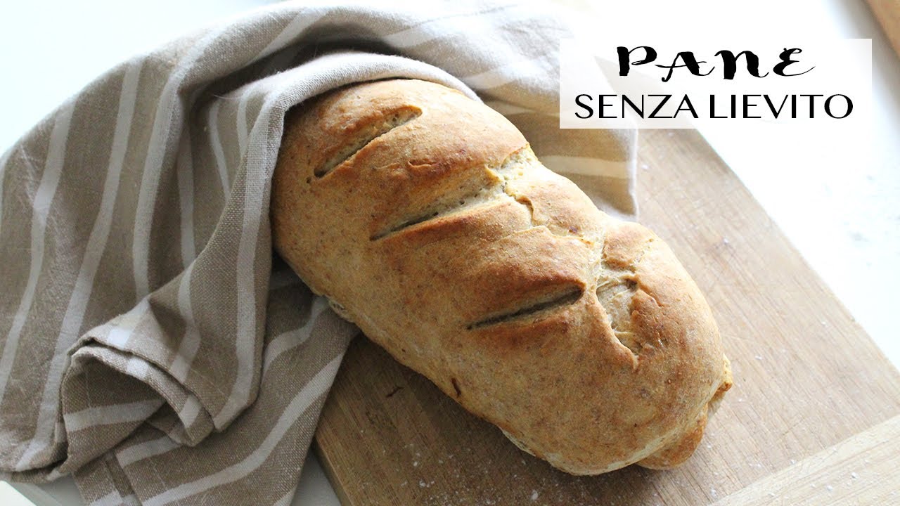 PANE SENZA LIEVITO & SENZA LIEVITAZIONE | RICETTA FACILE E VELOCE #BICARBONATO 🍞