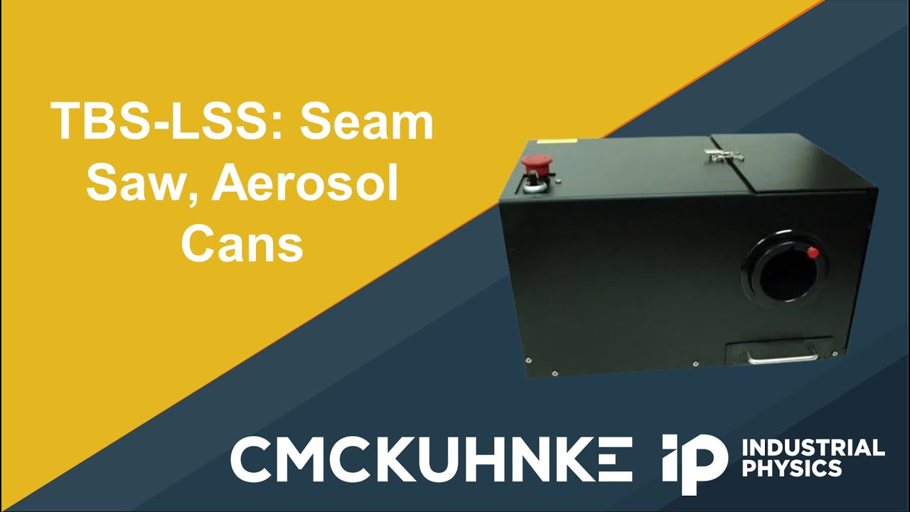 CMC-KUHNKE QbyV TBS-LSS: Seam Saw, Aerosol Cans: sleeve changeover and seam cut