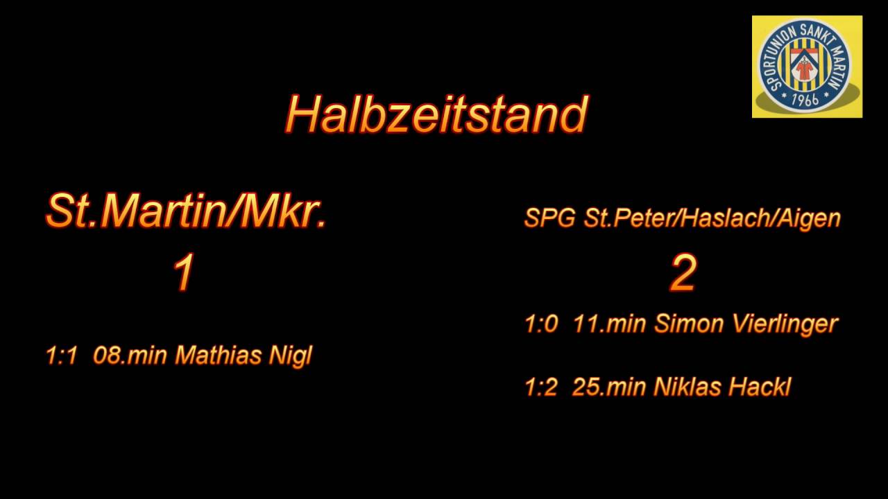 U16 St.Martin/Mkr. gegen SPG St.Peter/Haslach/Aigen - 2016-06-03 - Regionsliga NORD