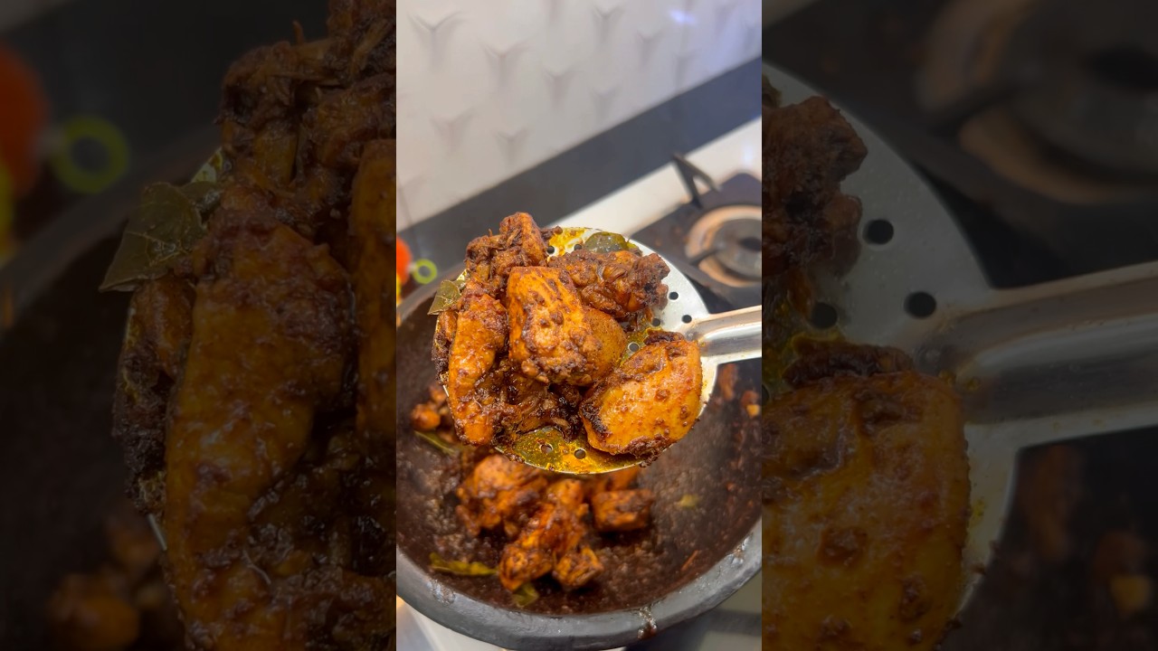 💢💥Quick and simple Chicken Varuval 😋🤩 | Yummy and tasty 😋  #reels #food #shorts #ad