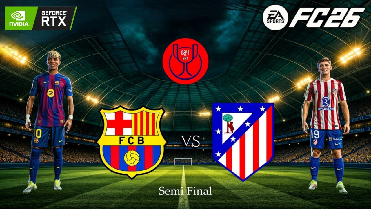 FC 26 - FIFA 26 - Atletico Madrid vs. Barcelona - Copa Del Rey 25/26 | PC ™ RTX 3060 12 GB