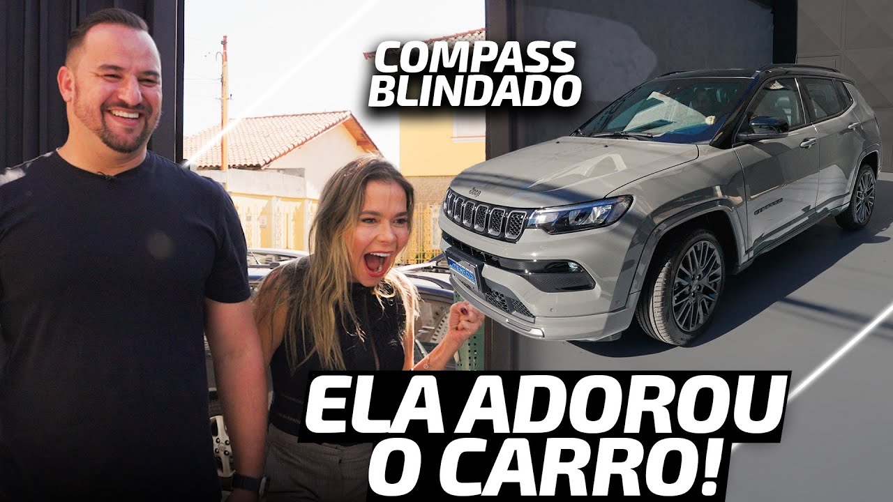 JEEP COMPASS BLINDADO | AGORA A FAMÍLIA DA PAOLA CROSARA ESTÁ PROTEGIDA