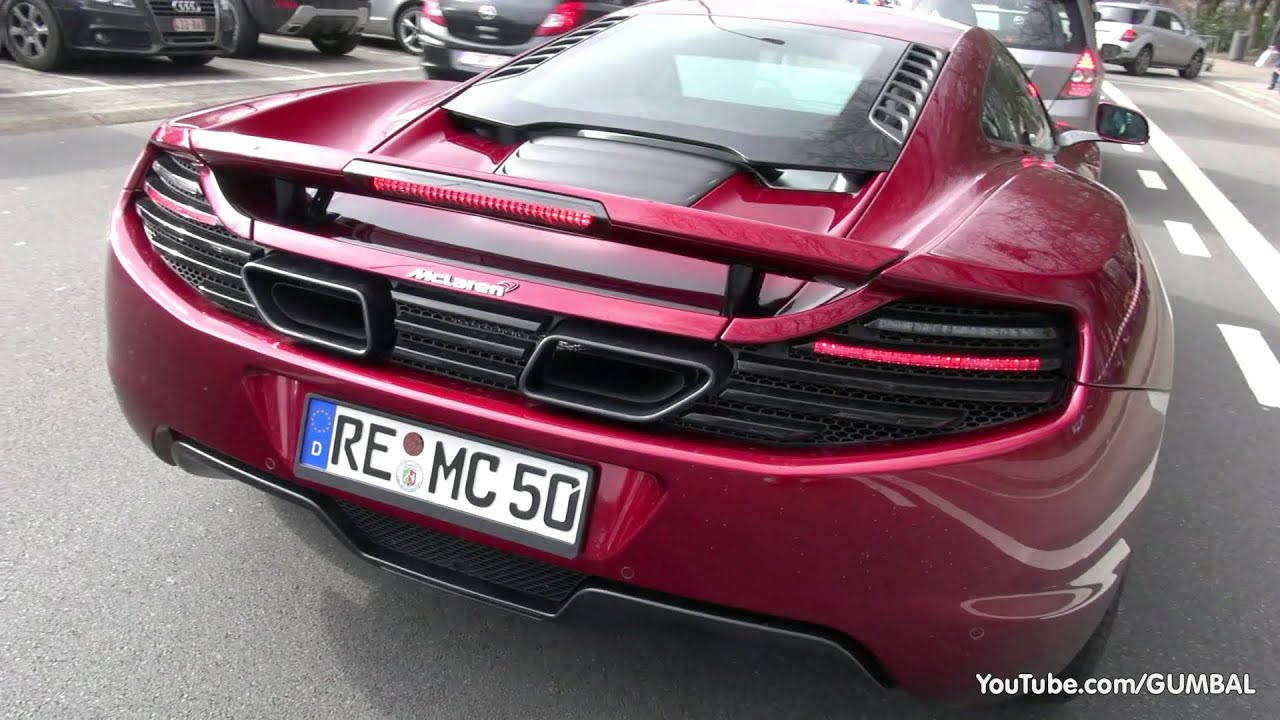 McLaren 12C w/ Sport Exhaust - LOUD Revs & Accelerating!!