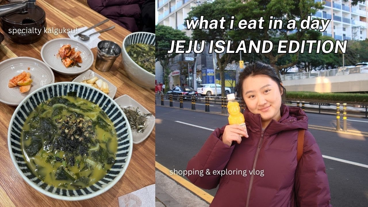 what i eat in a day: jeju edition🍊🐟| VLOGMAS day 3