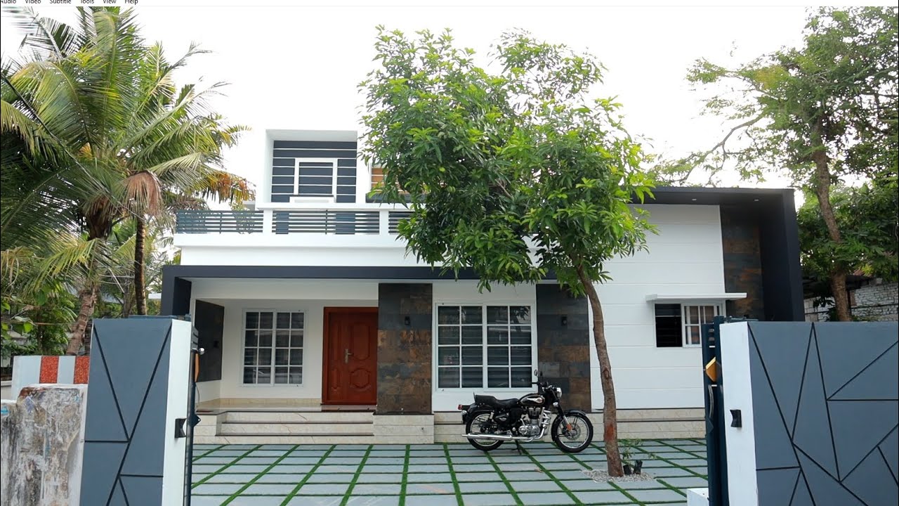 35 Lakh 3 BHK Western contemporary budget house at Kollam || PNM Home Builders