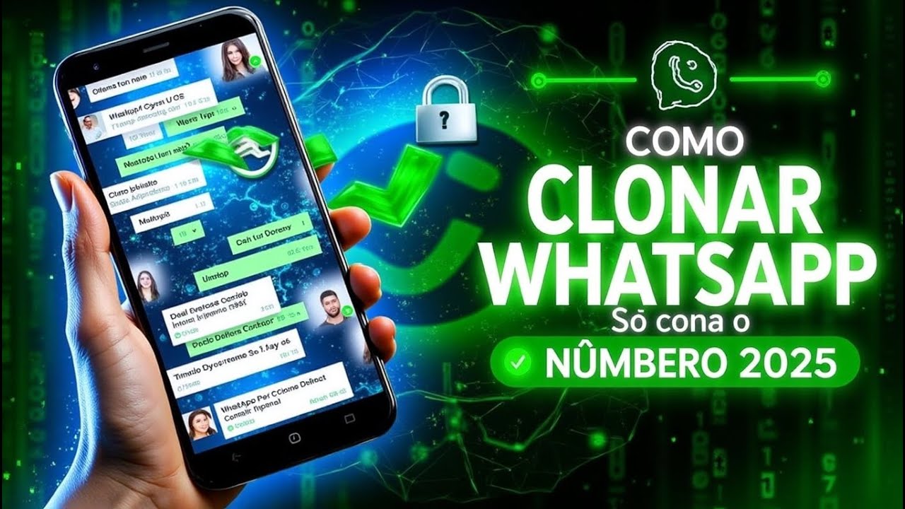 Como CLONAR WhatsApp Só com o NÚMERO 2025 - RAPIDO