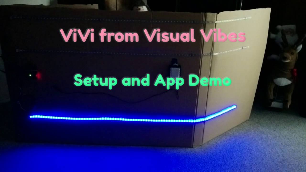 ViVi - Sound Reactive LED Controller - Setup and App Demo
