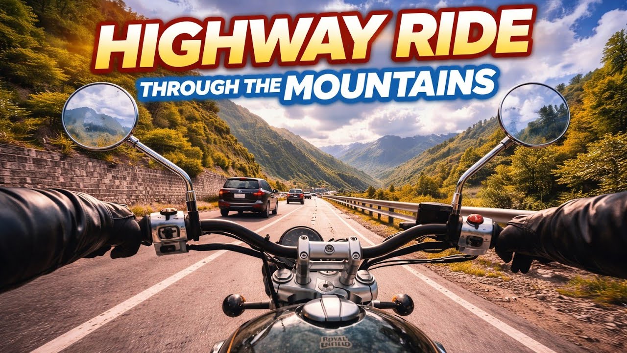 Super Meteor 650 Stock Handlebars , Shimla highway Ride #shortvideo #supermeteor650 #royalenfield