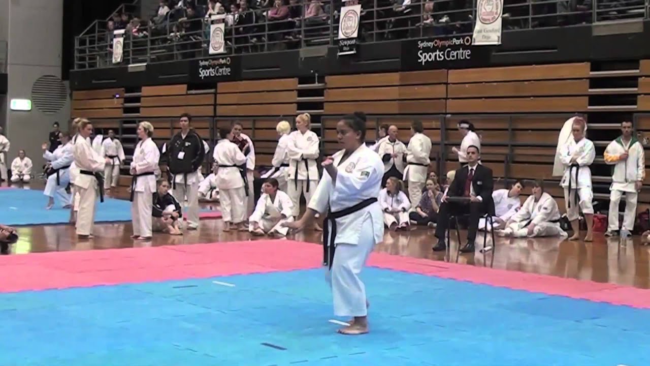 GKR World Cup 2013: Female Open Kata: 3rd place Bronze Medalist - Sarah Graydon
