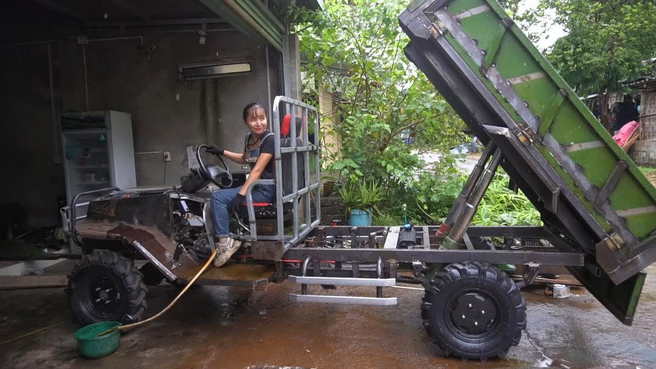 Repair and restore 4-wheel truck 1250 kg. Episode 8 Han Bone forever manufactures fuel tanks