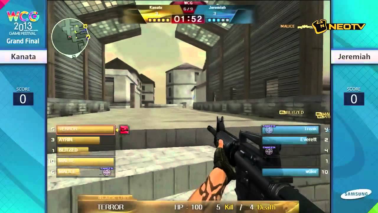 Crossfire WCG 2013 Group Game: Kanata vs Jeremiah on Black Widow (World Cyber Games 2013)