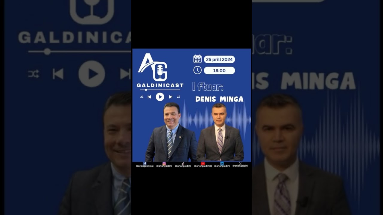 Galdinicast: Bashk&euml;bisedim me Denis Minga, gazetar. Do t&euml; jemi live n&euml; Facebook, Tik Tok dhe Youtube