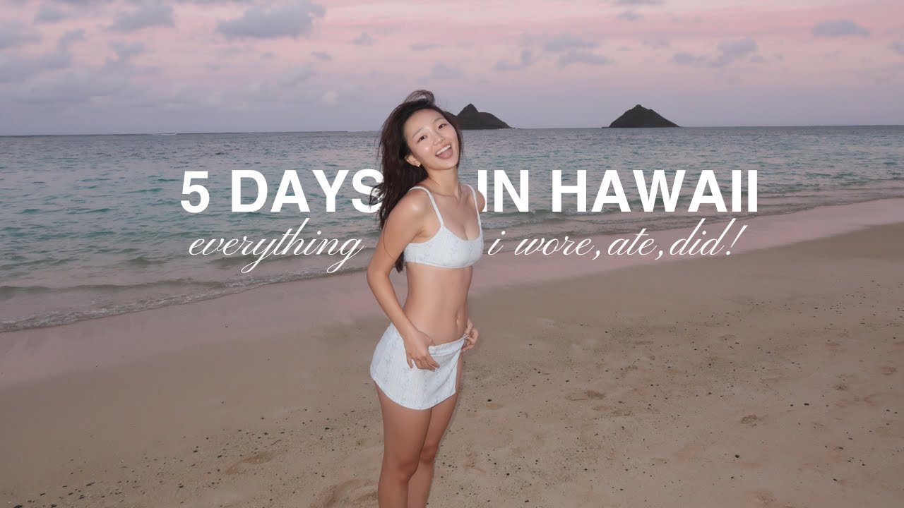 Hawaii Vlog 🌺 (everything I wore, ate & did in oahu)!