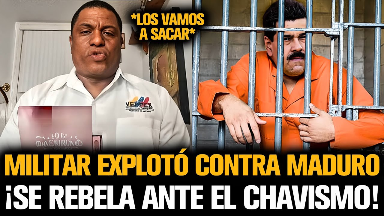 MILITAR DESTROZÓ A MADURO TRAS REBELARSE FRENTE AL CHAVISMO EN VENEZUELA