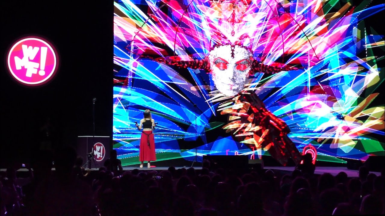 VR painting  live performance WMF19 (Rimini, Italy)