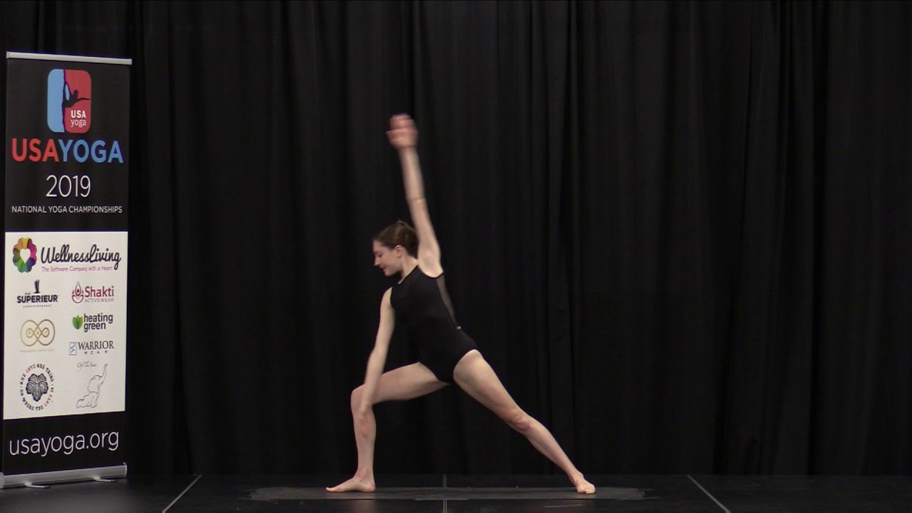 Emily Avery Yoga Demonstration at the 2019 USA Yoga Nationals