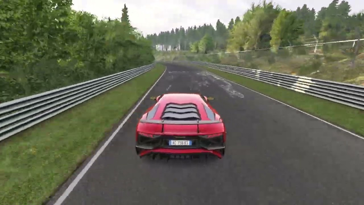 Tourist driving at Nordschliefe 