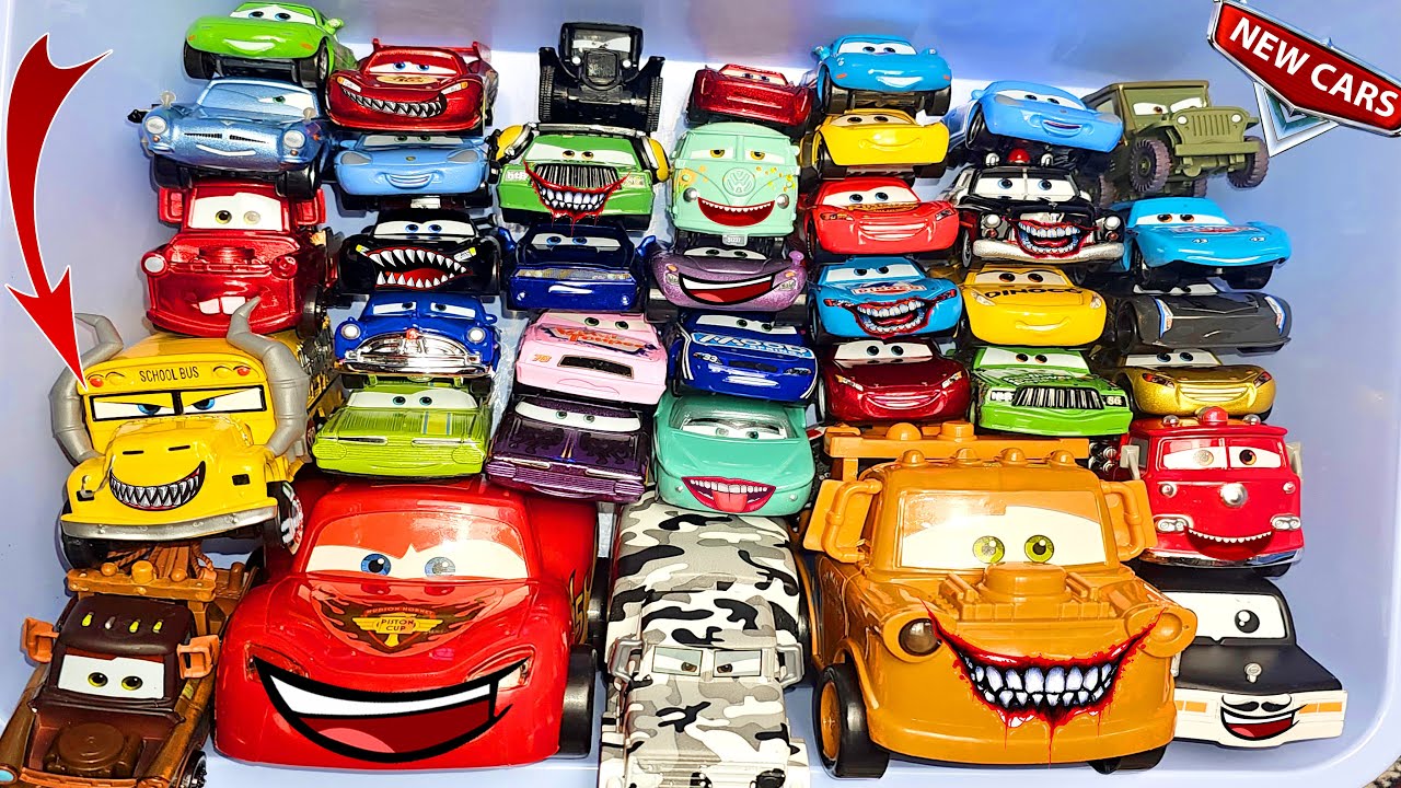 Disney Pixar Cars Unboxing Review | Lightning McQueen, Tow Mater, Doc Hudson, Sally Carrera, Cruz