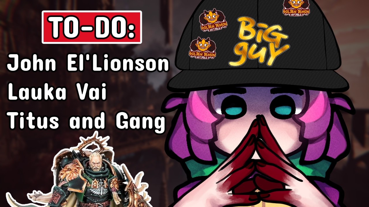 Painting Lion El'Jonson for Adepticon Golden Demon Warhammer 40k