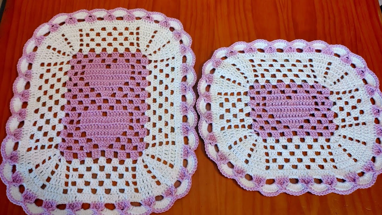 Crochet Hearts Doily
