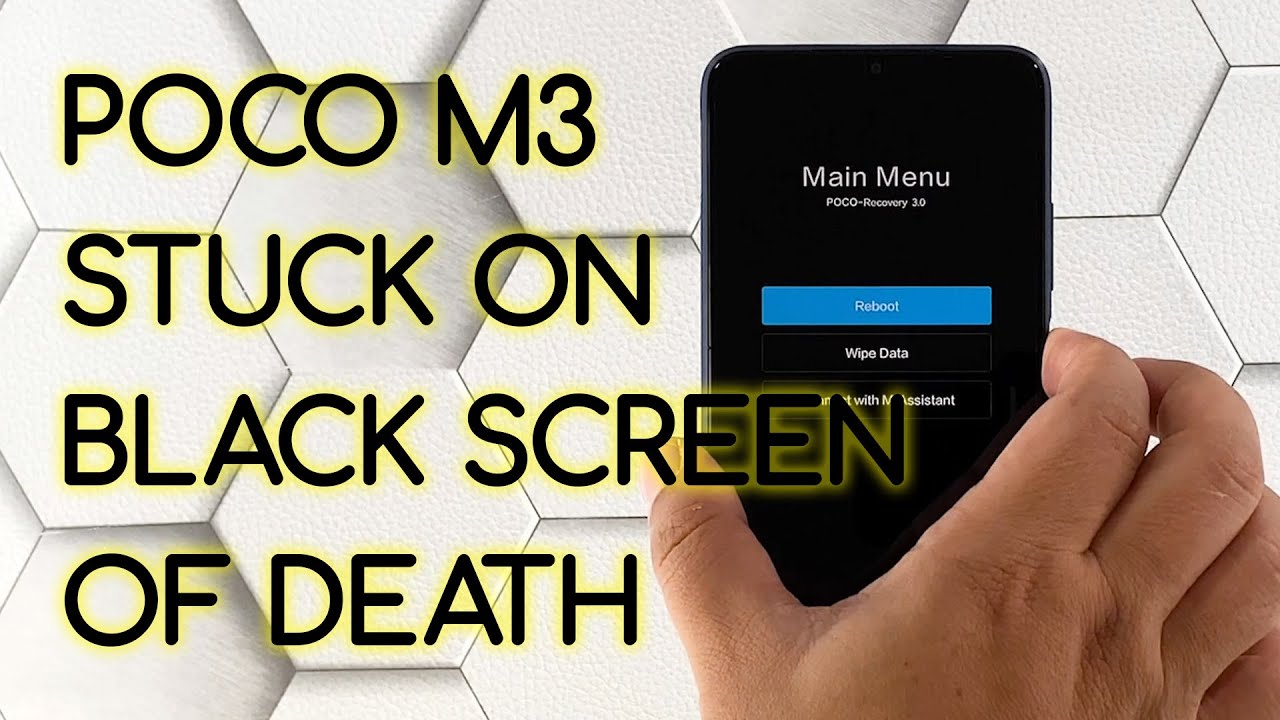 How To Fix A Poco M3 Stuck On A Black Screen Of Death