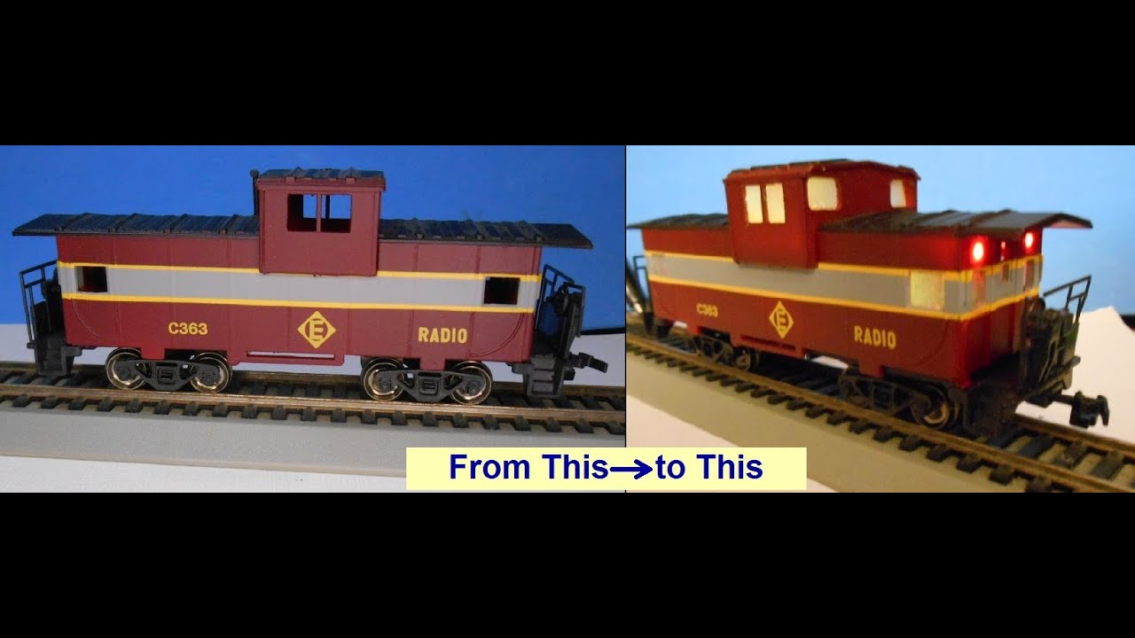 LED Lighting for HO Caboose