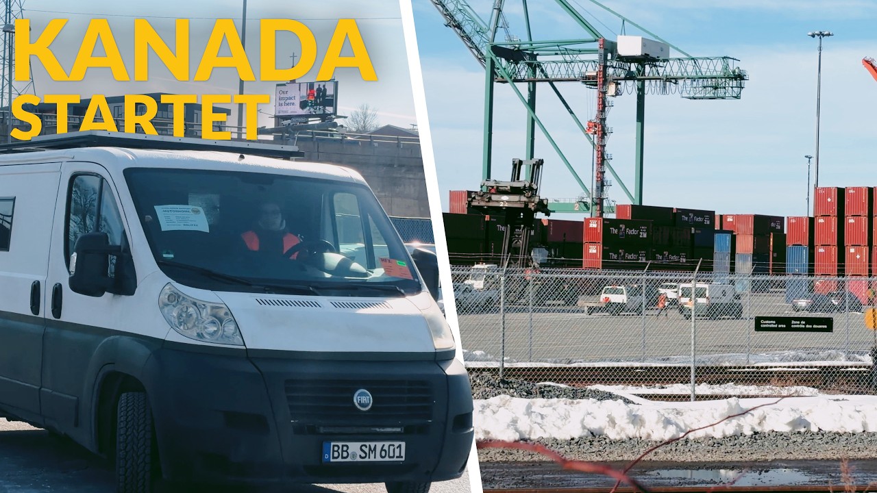 Zurück im Van - Abholung in Halifax und Start in Kanada