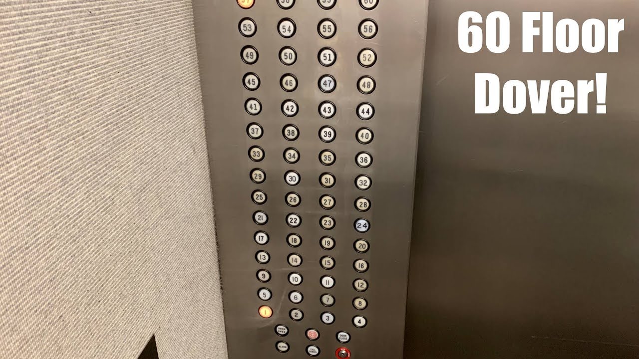 Epic 60 Floor Dover Traditional Traction Elevators @ Cityplex Tower - Tulsa, OK