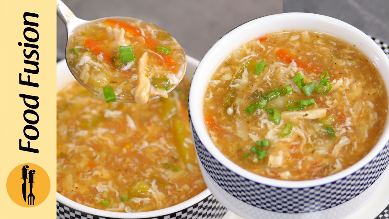 Hot & Sour Soup in Minutes | Storable Soup Base Recipe By Food Fusion