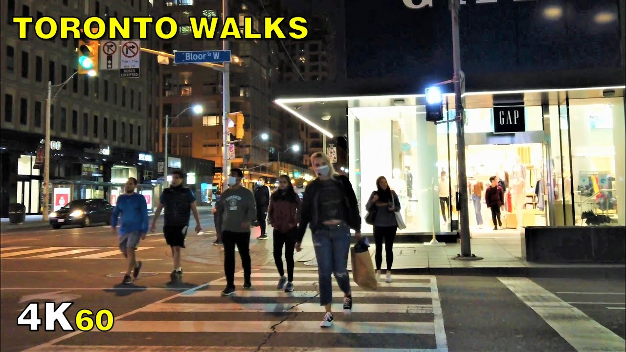 Toronto Walk from Osgoode to Rosedale Station (Narrated) on Sept 16, 2020 [4K]