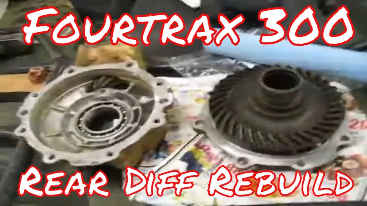 TRX300 Fourtrax rear Diff rebuild
