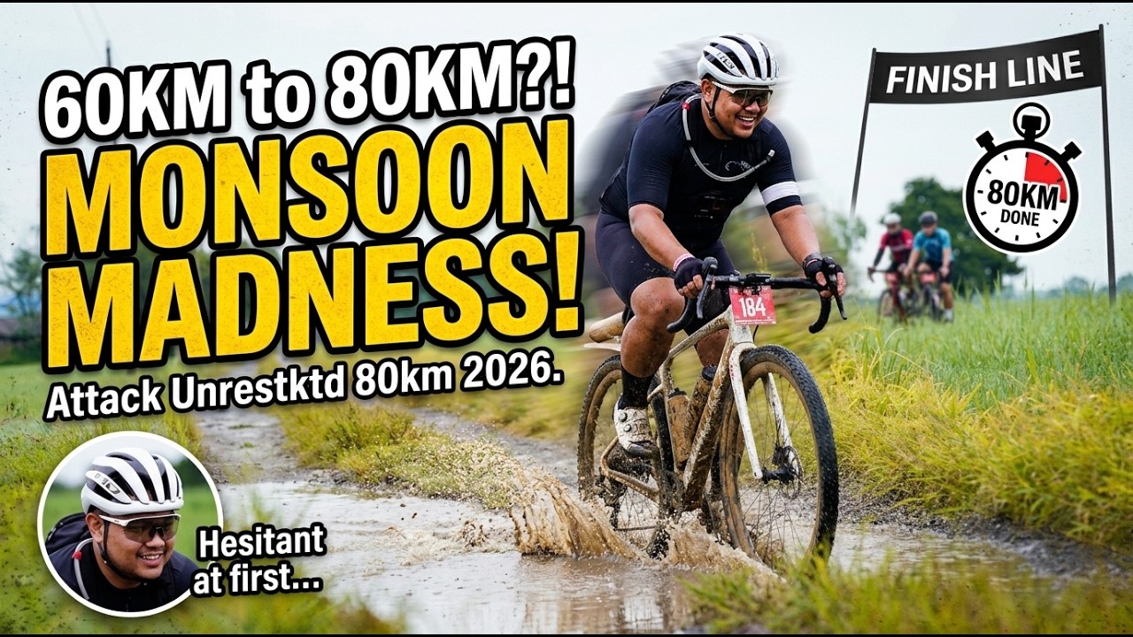 Нас удивили лишними 20 км! | Грэвел-гонка Attck Unrstrktd Monsoon на 80 км 2026