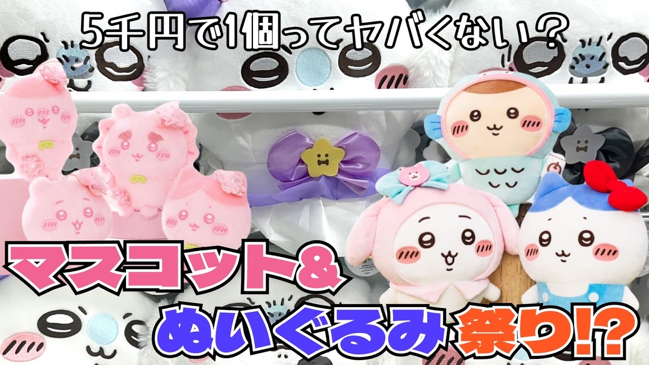 【クレーンゲーム】ちいかわ最新プライズにチャレンジ！！2月最終週ちいかわプライズ、もうお金ないよッ