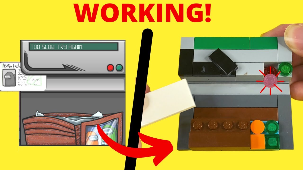 How to Make 3 mini LEGO among us tasks!! (part 2)
