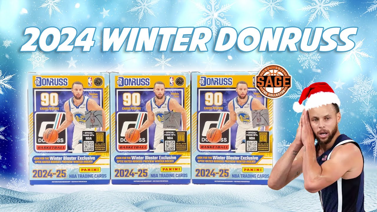 2024-25 Donruss Basketball Winter Blasters 🔥 Optic Rookies + Snow Globes!