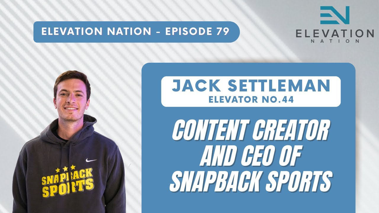 Beyond Snapback Sports | Content Creator and CEO of Snapback Sports Jack Settleman