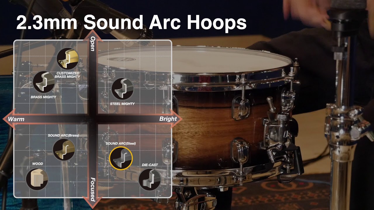 TAMA Snare Drum Hoop Comparison