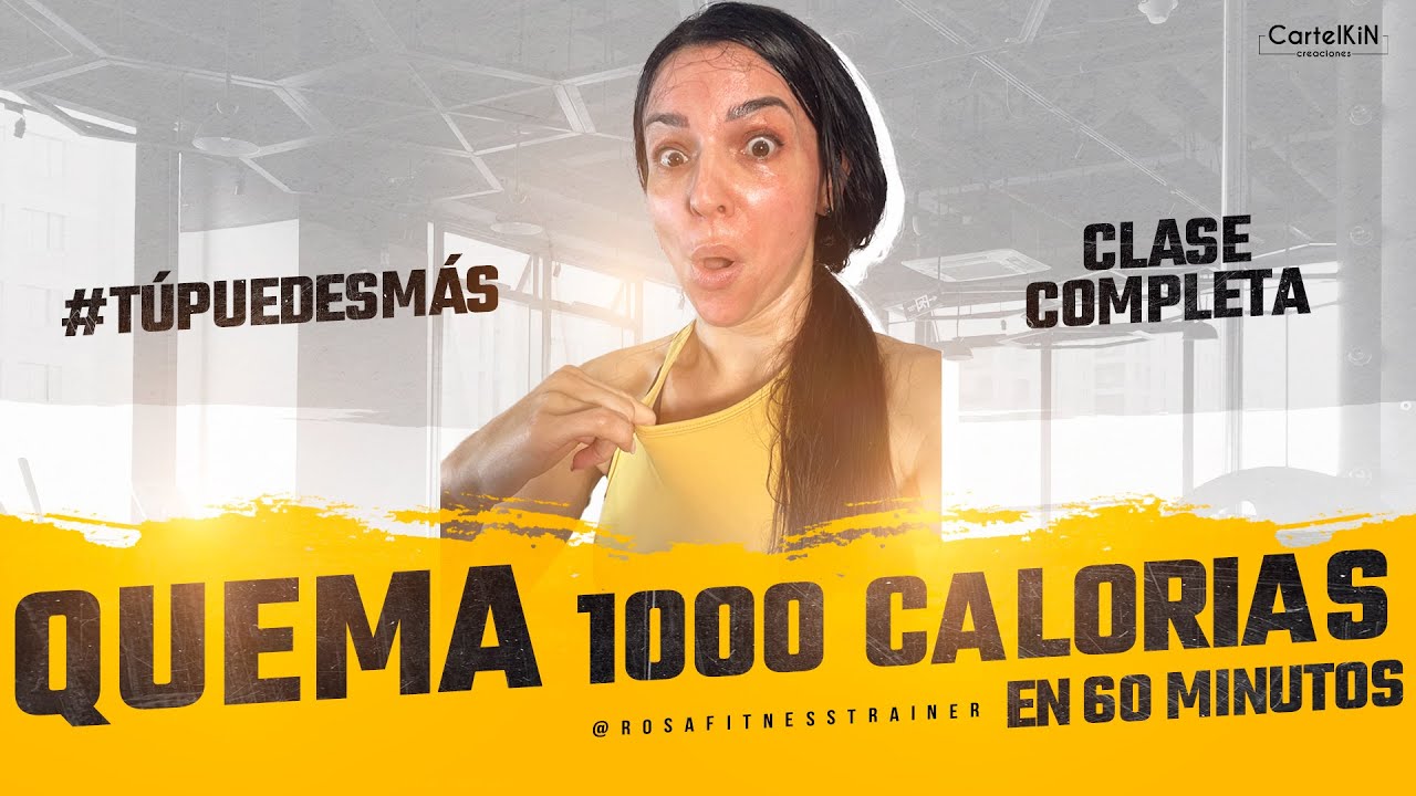 QUEMA 1000 Calorías con este QUEMAGRASA BRUTAL para bajar de peso | 1 Hora
