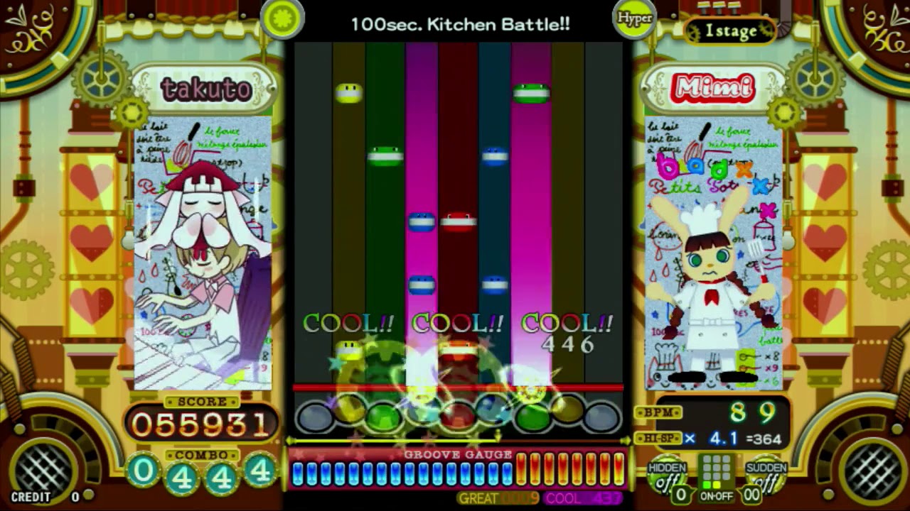 【ポップンミュージック】 スペシャルクッキング/100sec. Kitchen Battle!!(H)