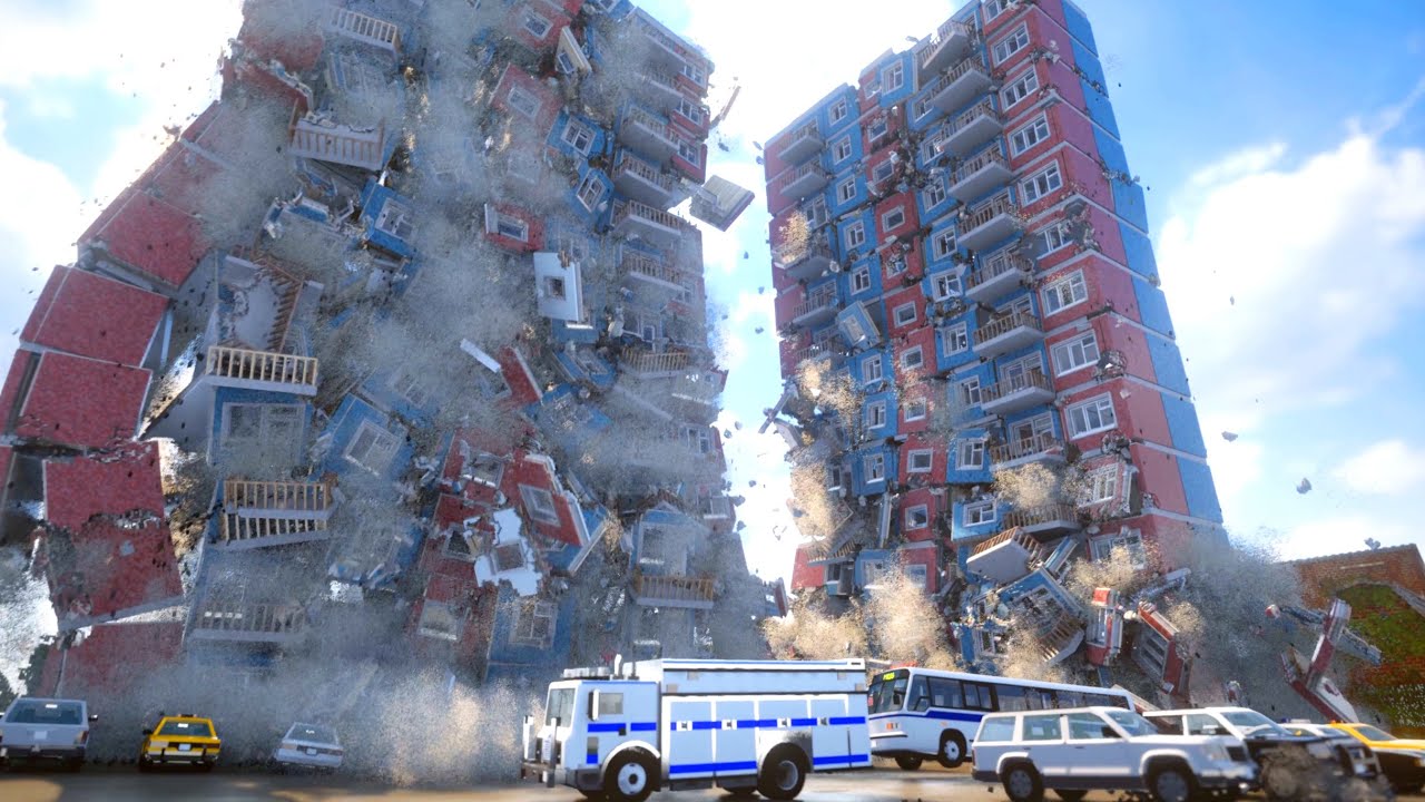 Earthquake simulation in Teardown #8