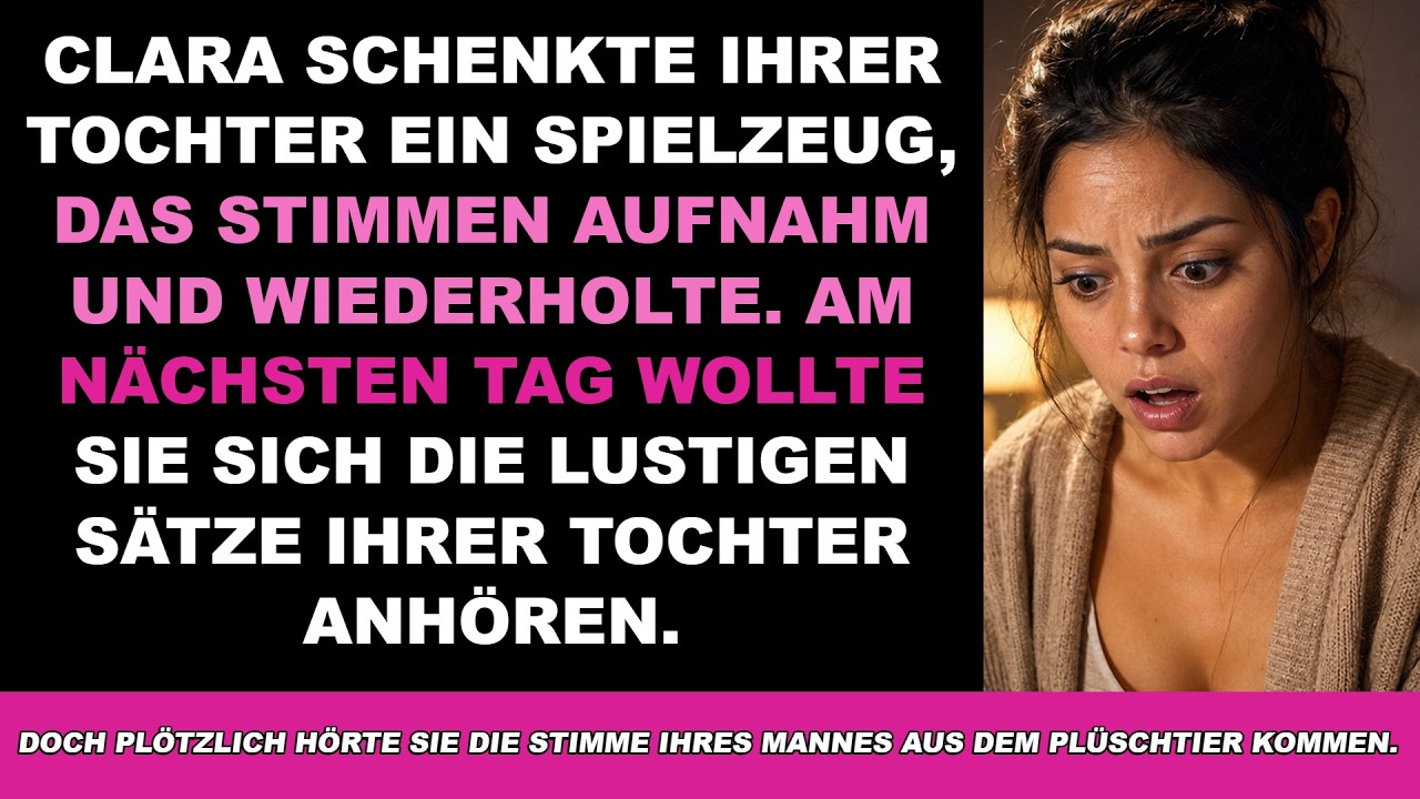Sie schenkte ihrer Tochter ein sprechendes Pl&uuml;schtier - und h&ouml;rte die Stimme ihres Mannes darin