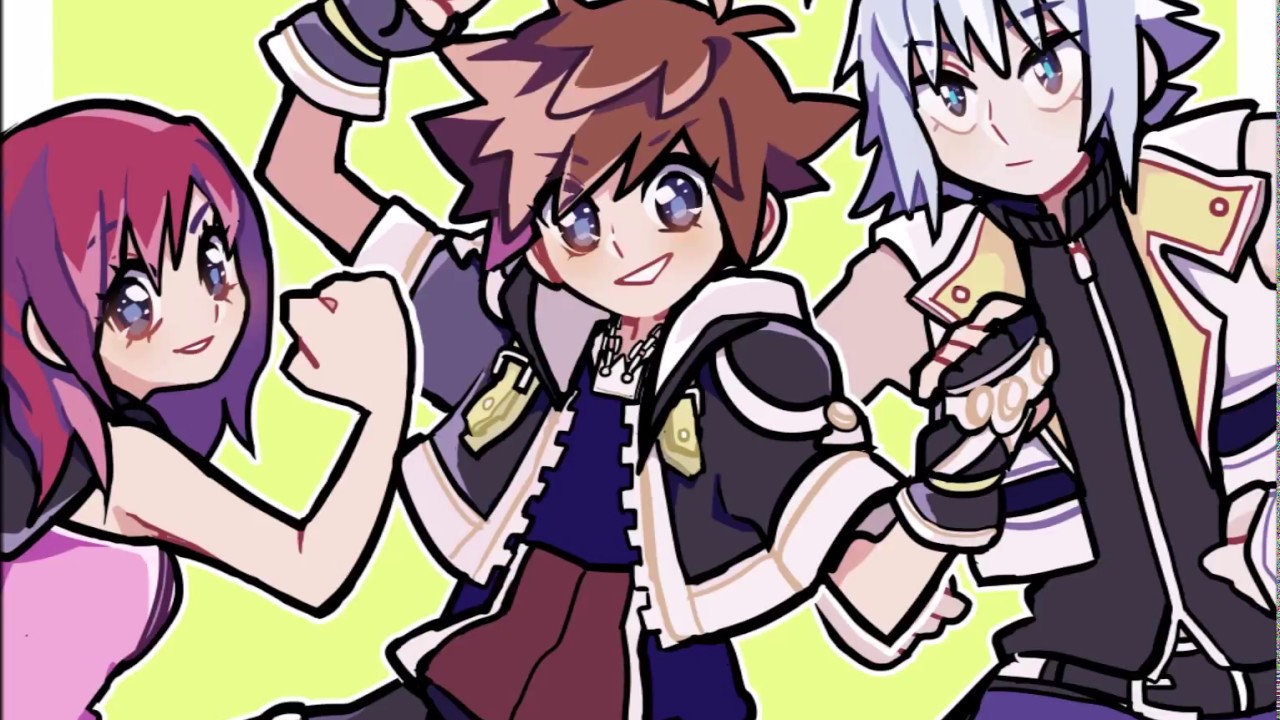 Kingdom Hearts - Destiny Trio Speedpaint