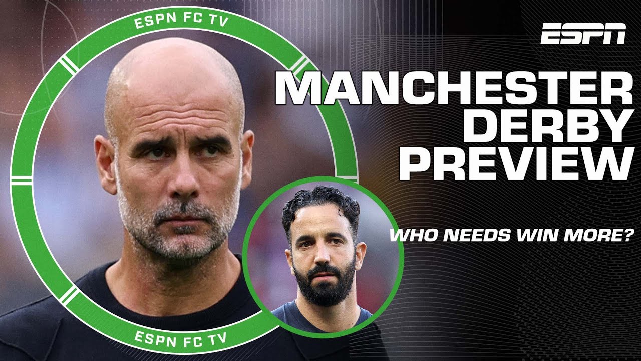 Анонс манчестерского дерби ⚽ «Обе команды отчаянно хотят НЕ проиграть!» — Марк Огден | ESPN FC
