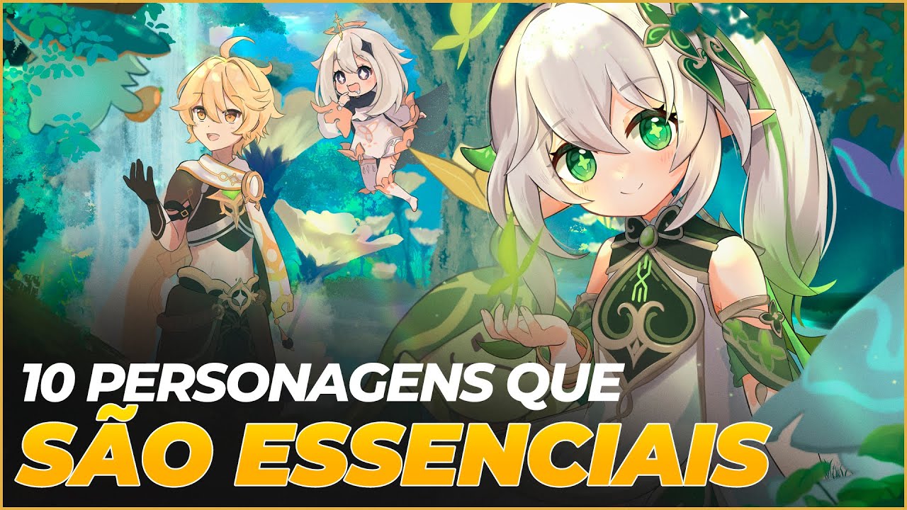 10 PERSONAGENS ESSENCIAIS NA SUA CONTA DE GENSHIN