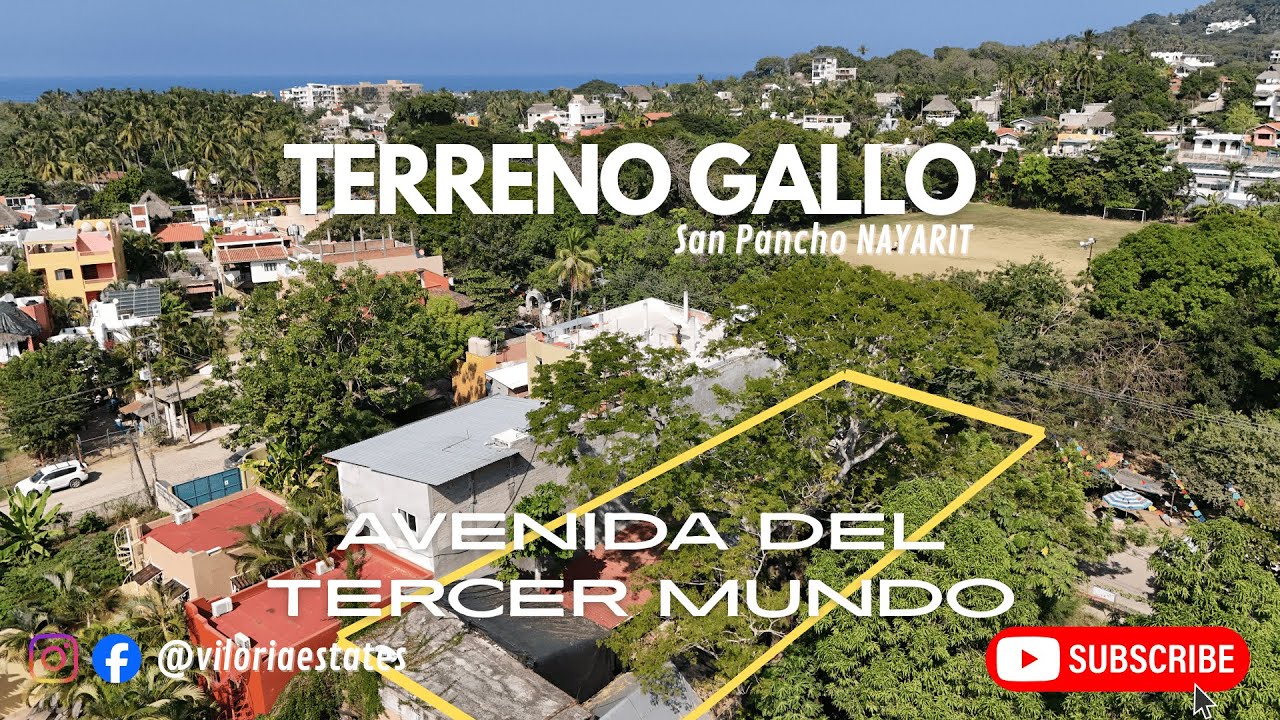 Vista Aérea – Terreno sobre Avenida del Tercer Mundo en San Pancho 🌊💡 Inversión Única