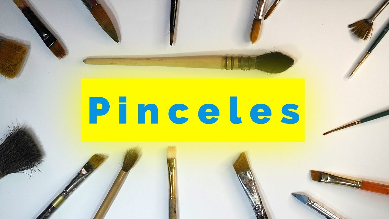 PINCELES 👉 trazos + usos y tipos 🎨 TUTORIAL aprende a pintar