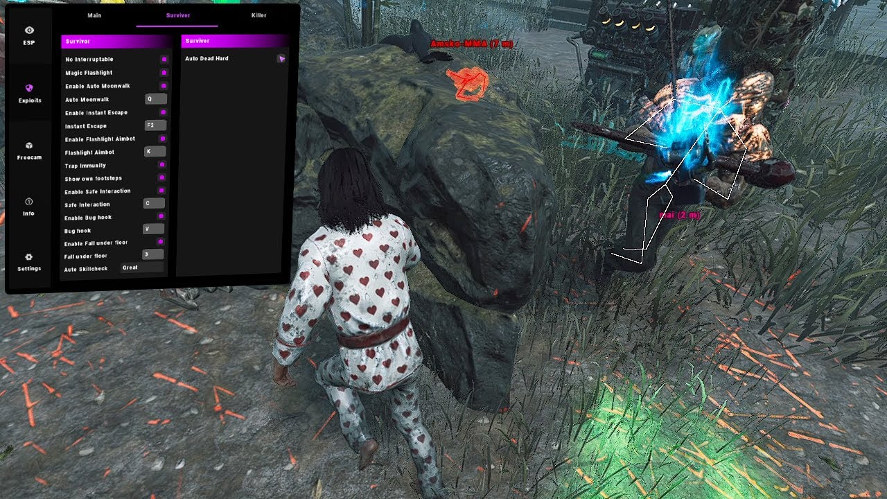 Destroying P100 Hillbilly With Undetected DBD Cheat - Dead By Daylight