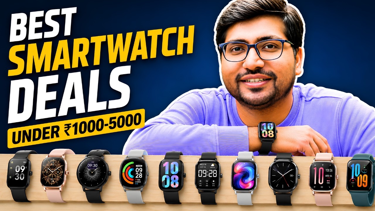 [2026]🔥Best Smartwatch in India 2026🔥Best Smartwatch Under 1000 - 5000